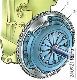 Снятие и установка
сцепления и его привода