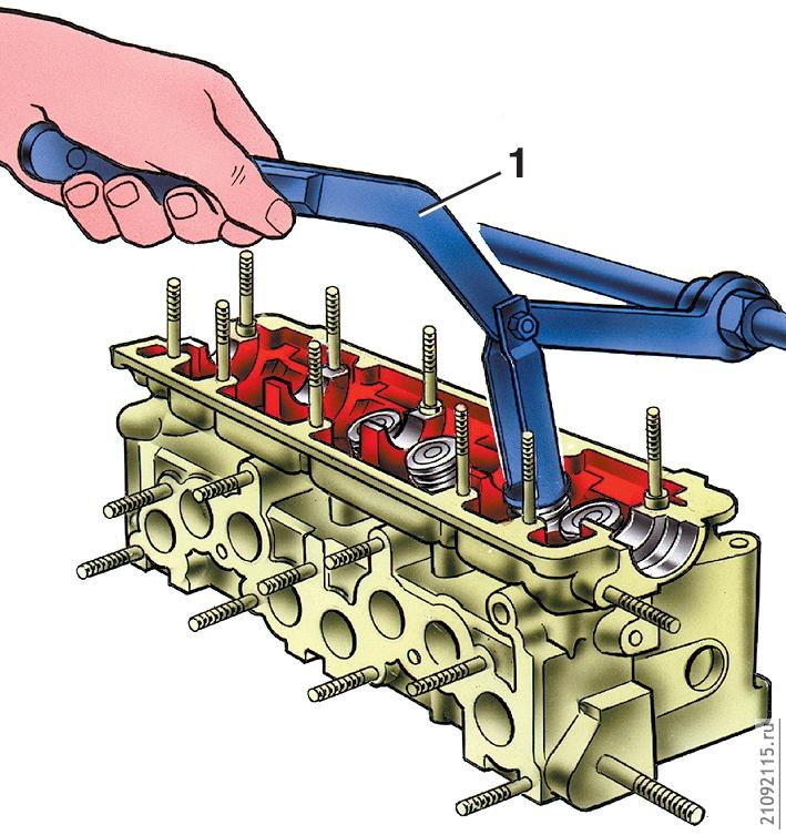 Разборка и сборка головки цилиндров 