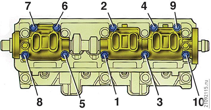 Разборка и сборка головки цилиндров 