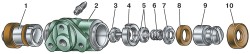 Разборка и сборка
колесных цилиндров